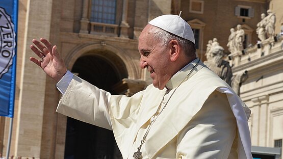 Rosenkranzgebet für Papst Franziskus